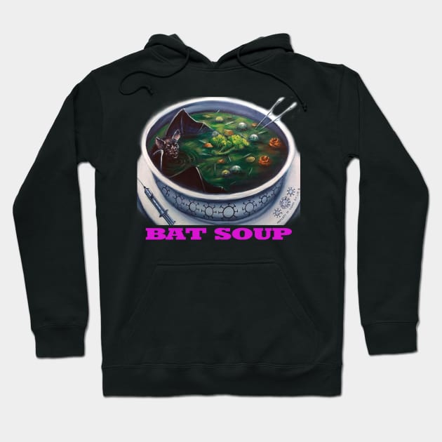 Bat Soup Hoodie by garymcmullanart